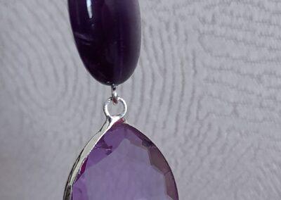 verre violet   43 euros